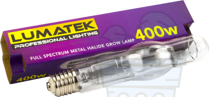 Lampă Lumatek MH 400W 240V - Lampă cu halogenuri metalice / Bec de creștere