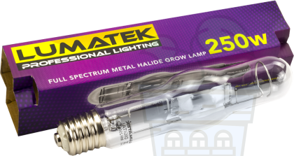 Lampă Lumatek MH 250W 240V - Lampă cu halogenuri metalice / Bec de creștere