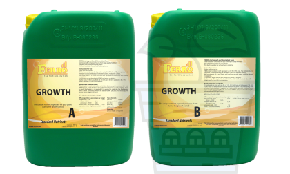 Ferro GROWTH A&B 2x10l. - ingrasamant de crestere (in sol/hidro, pentru apa de la robinet)